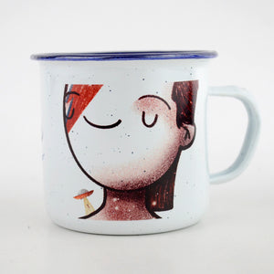 Taza Peltre Diseño Mexicano Yosh